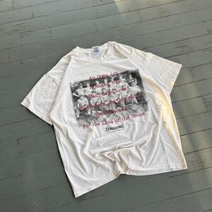 Vintage Spalding Baseball Graphic Tee Shirt